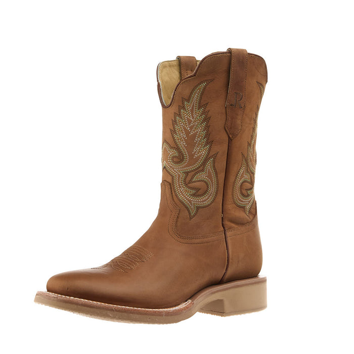 Men's Desert Tan Cowhide Vamp 11in Desert Tan Cowhide Top Boot