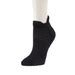 Men's Black Run No Show Tab Sock