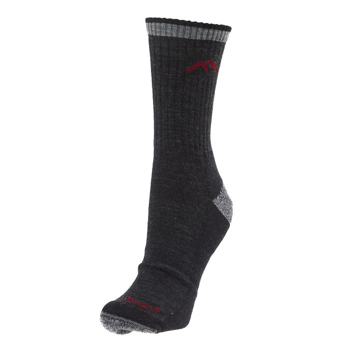 Men's Black Hiker Micro Crew Sock