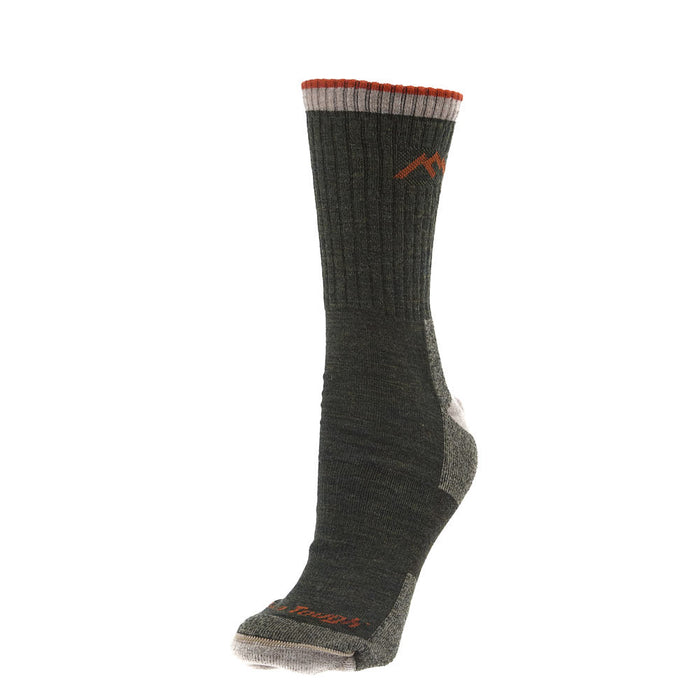 Men's Olive Hiker Micro Crew Sock
