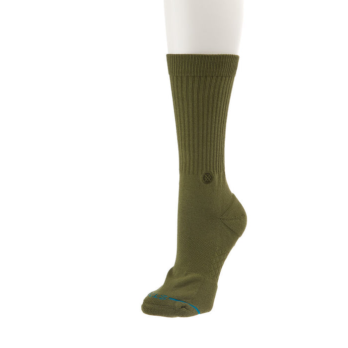 Unisex Icon Olive Crew Socks