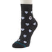 Women`s Hearts Lowrider Quarter Height 3 Pack Socks