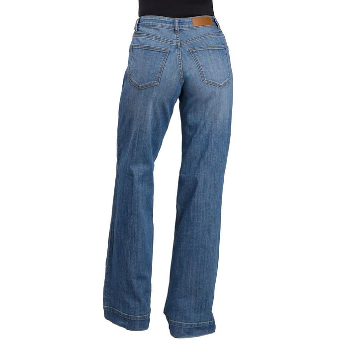 Women's Mid Rise Stella Wide Leg Jeans
