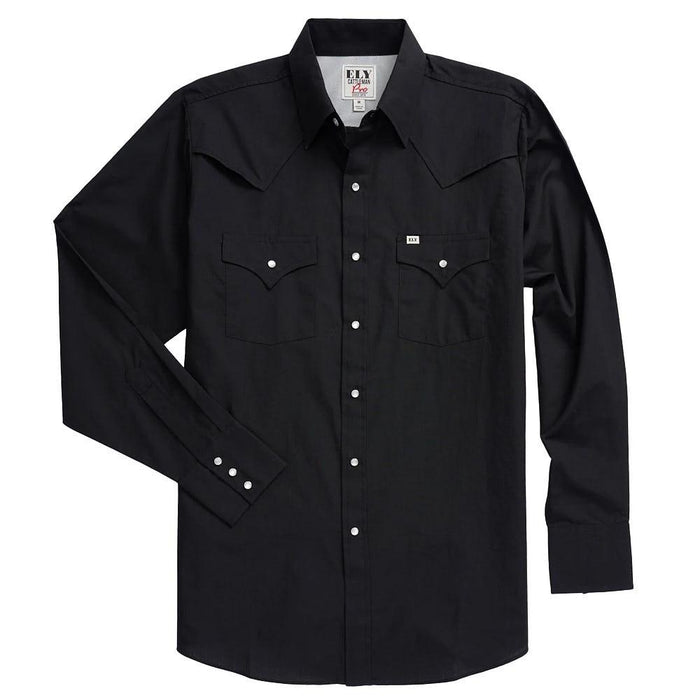 Men's Pro Black Outdoor Long Sleeve Shirt