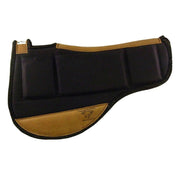 Black Round Contoured 30x30 Shim Saddle Pad