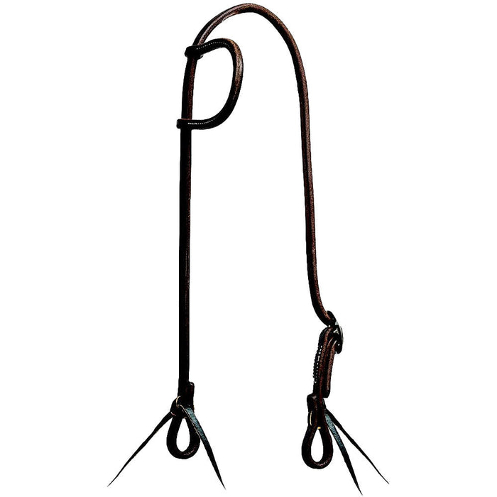 5/8in Oiled Harness Leather One Ear Headstall