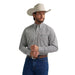 Men's George Strait Grey Print Long Sleeve Shirt