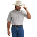 Men's George Strait Grey & White Paisley Shirt