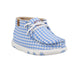 Infant's Blue and White Chukka Driving Moc