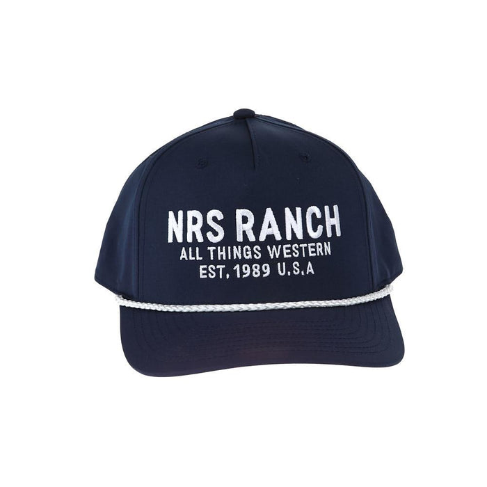 Ranch EST 1989 USA Navy & White Cap