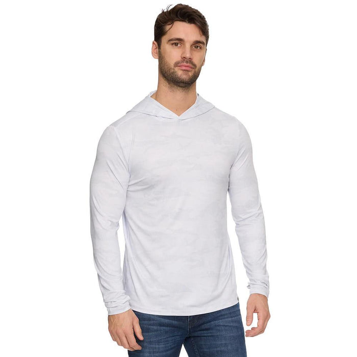 Men's Victory Destin Grey Camo Performance Hoodie