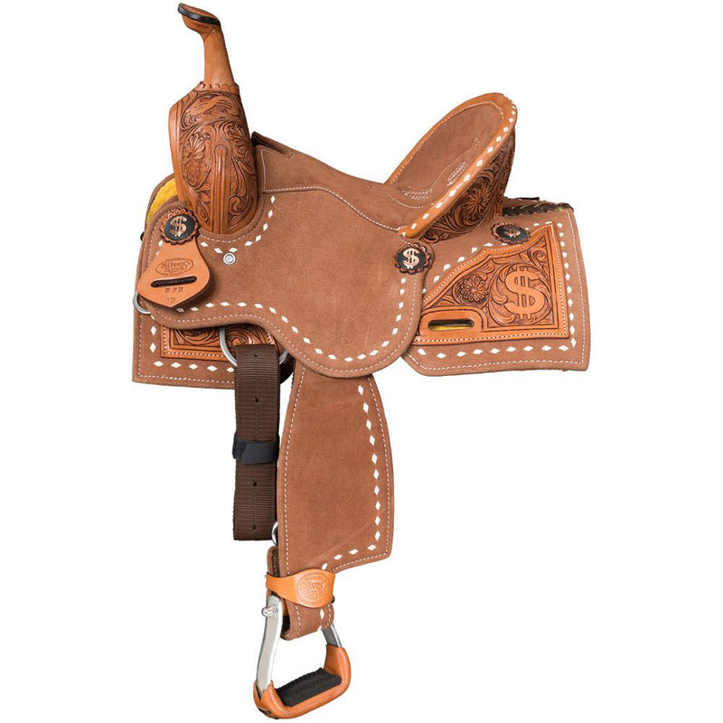Cash Money Brown 14in Barrel Saddle