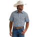 Men's 20X Competition Blue Printed Shirt