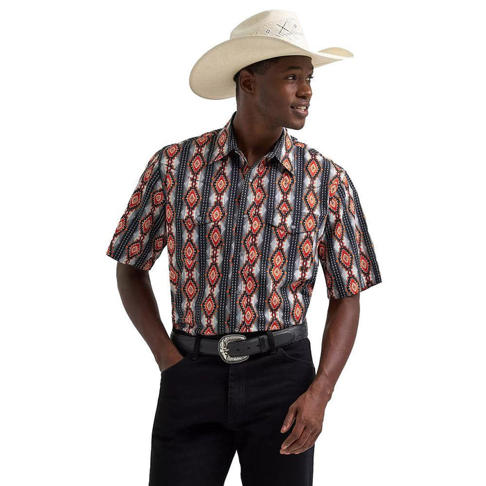 Men's Checotah Black Print Shirt