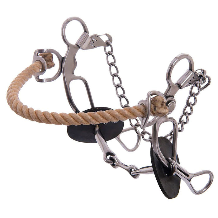 Smooth Dog Bone Combination Gag Bit