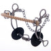 Twisted Wire Dog Bone Roller Combination Gag Bit