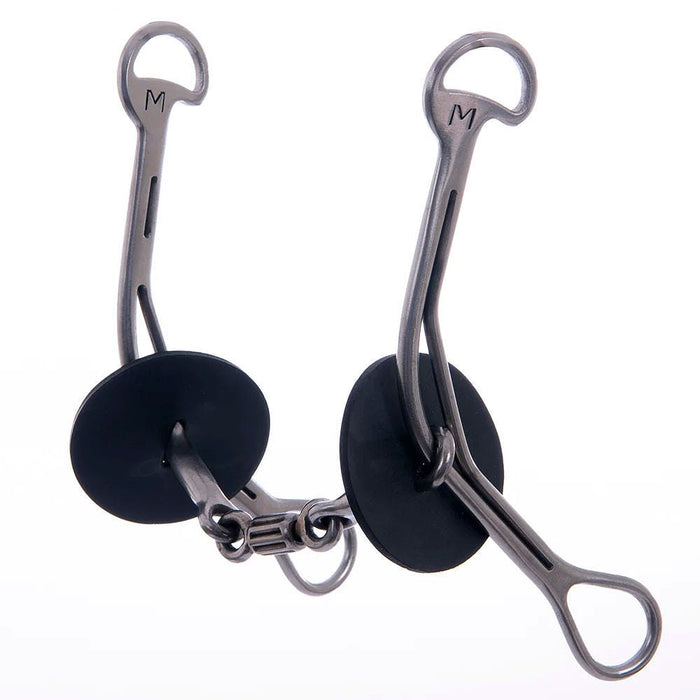 Smooth Dog Bone Roller Long Gag Bit
