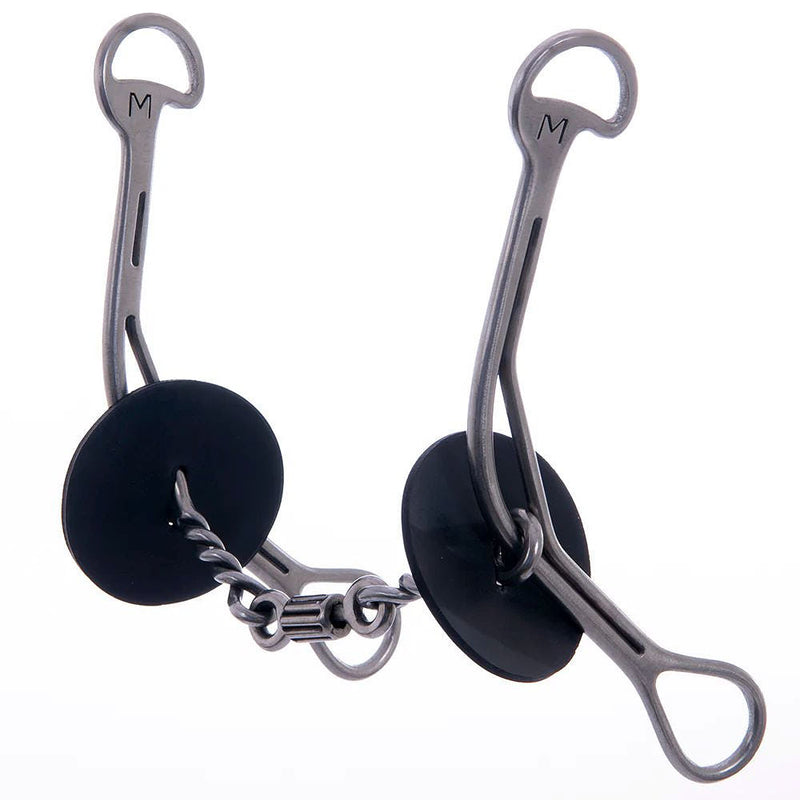 Twisted Wire Dog Bone Roller Long Gag Bit
