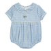 Boy's Blue Cow Gingham Bubble