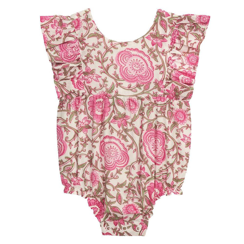 Girl's Floral Print Bubble
