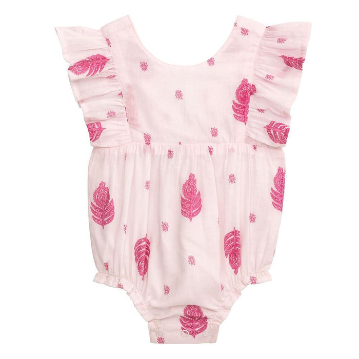 Girl's Feather Print Bubble