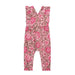 Girl's Floral Block Print Longall
