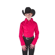 Girl's Pink Zip Front Competition Top