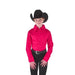 Girl's Pink Zip Front Competition Top