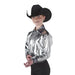 Girl's Chrome Charisma Metallic Show Blouse