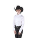 Girl's White Zip Front Competition Top