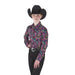 Girl's Florescent Paisley Vented Top