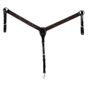 Heavy Oiled Antique Floral 1.5in Straight Breast Collar