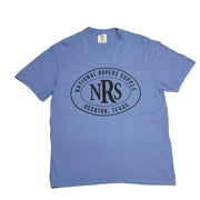 Decatur Texas Oval Logo Mystic Blue Tee Shirt
