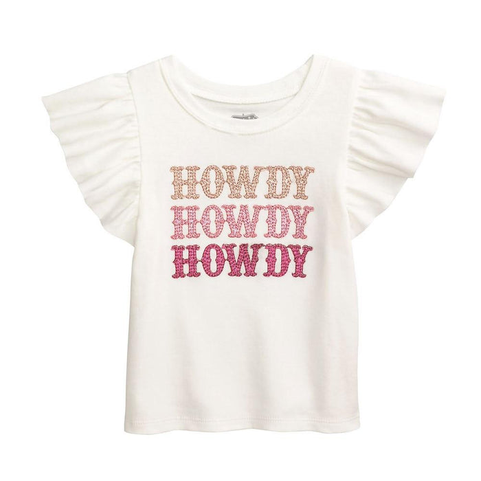 Girl's Howdy Western Glitter Shirt