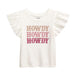 Girl's Howdy Western Glitter Shirt