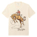 Men's Bucking Horse White Tee Shirt