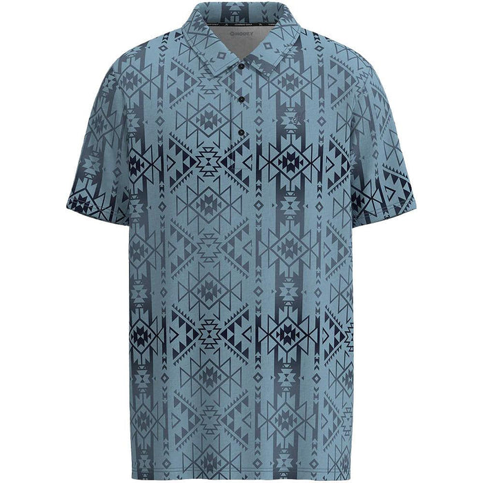 Cowboy Golf Weekender Blue Aztec Polo