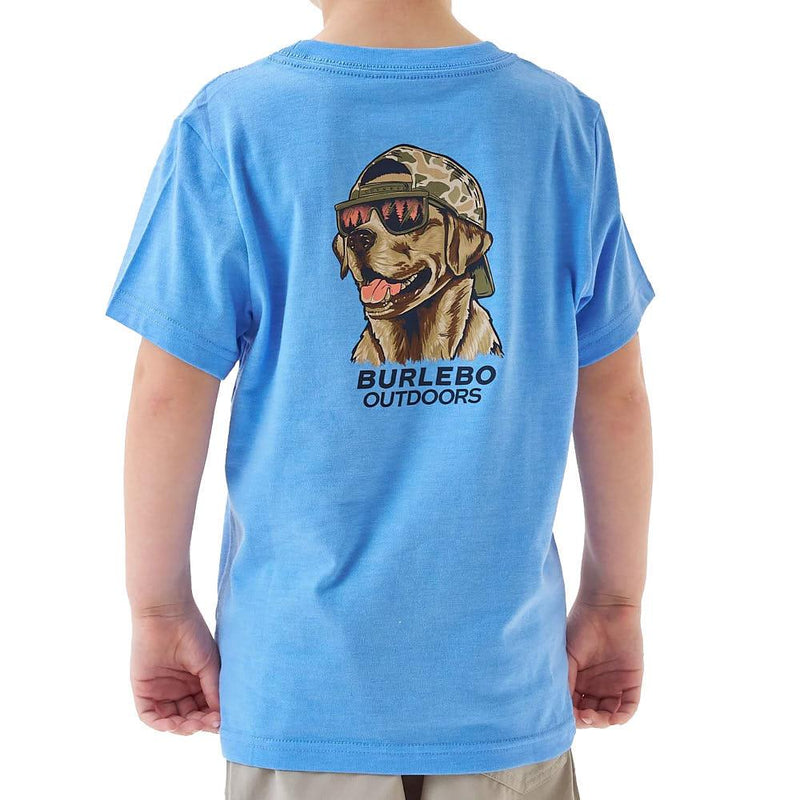Boy's Periwinkle Dog with Cap Tee Shirt