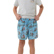Boy's Cowboy Up Swim Trunks