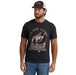 Men's Long Live Cowboys Jet Black Tee Shirt