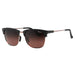 Rose Gold & Brown Knox XL Sunglasses