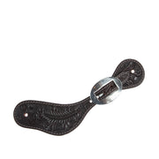Heavy Oiled Dark Oak Ladies Dove Wing Spur Straps
