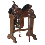 Used 16.5in Just B Natural Barrel Saddle