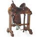 Used 13.5in Chocolate Barrel Saddle