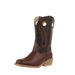 Kid's Brown Faux Vamp 10in Dark Brown Faux Top