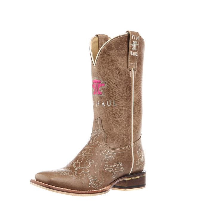 Women's Cactillow Embroidered Vamp 11In Tan Top Boot