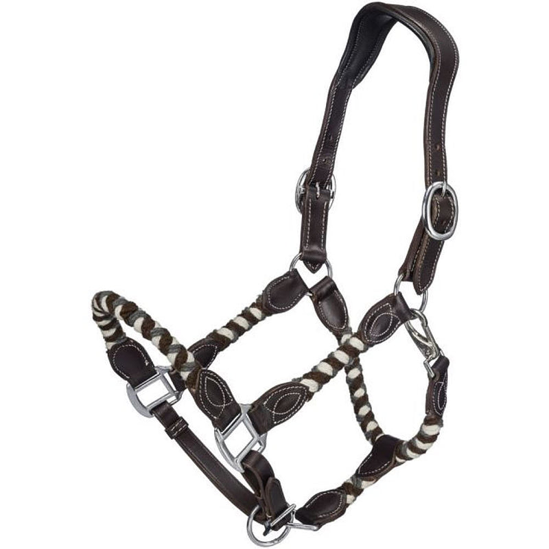 Leather Wool String Halter