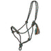 Brown Black Teal Cream Mecate Rope Halter