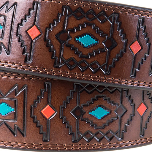 Hooey Women's Original Aztec Leather Western Belt