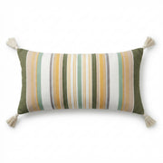 Graystone Meadow Striped Long Pillow